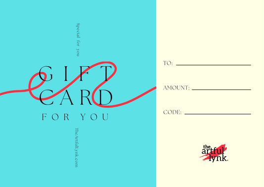 The Artful Lynk Gift Card Certificate