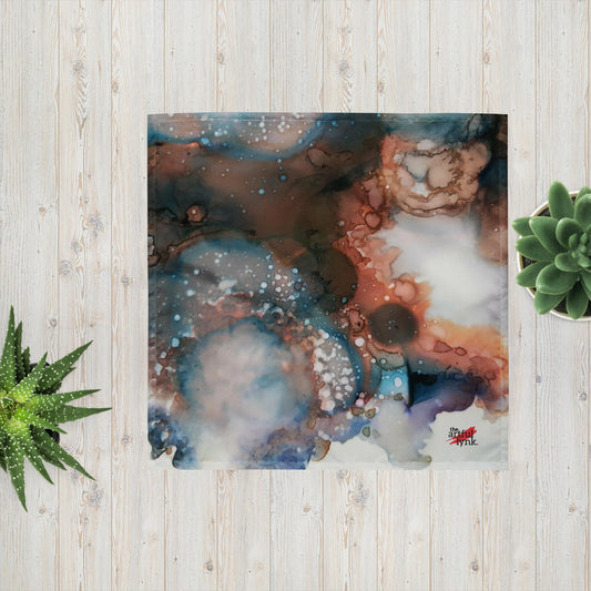 An Abstract all over printed bandana is perfect for you or your furry friend by The Artful Lynk, Fine Art by Lynda Krupa, perfect as a gift or keep for yourself.