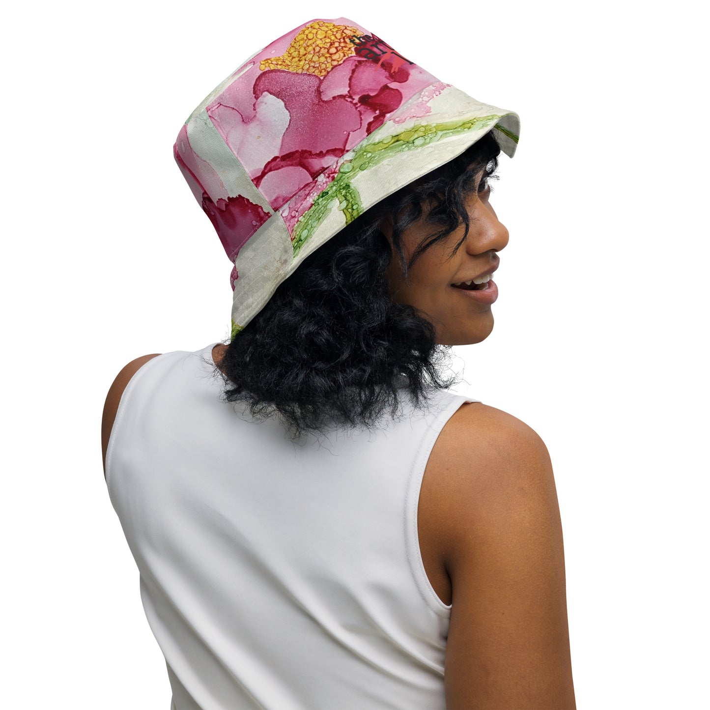 Peony Reversible bucket hat