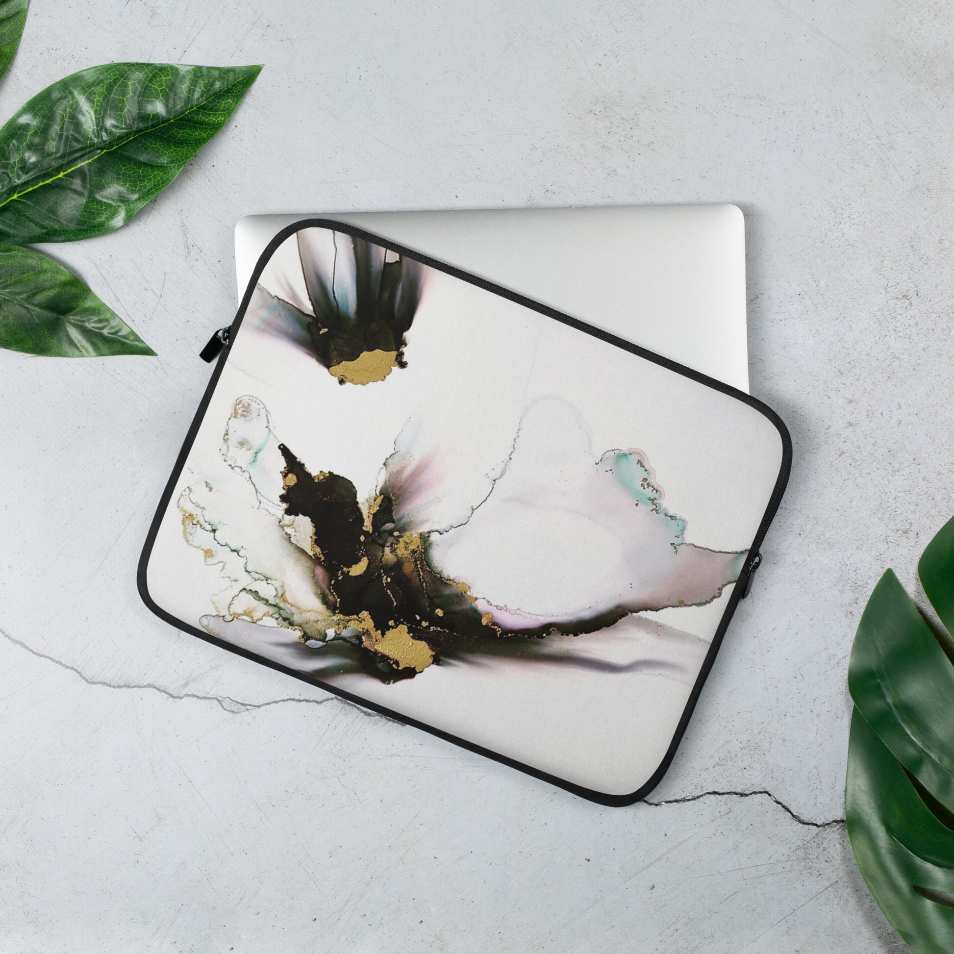 Ode to a Butterfly Art Designed Laptop Sleeve for 13 inch or 15 inch laptops by Lynda Krupa